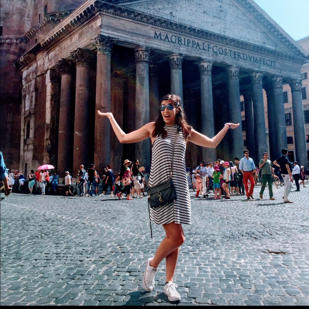 Socialite striped dress